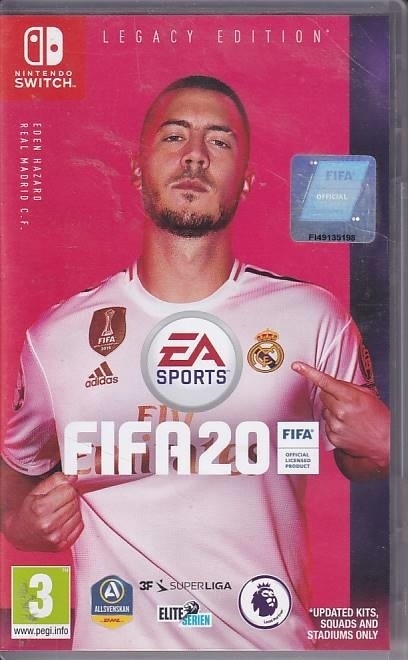 Fifa 20 Legacy Edition - Nintendo Switch spil (A Grade) (Genbrug)